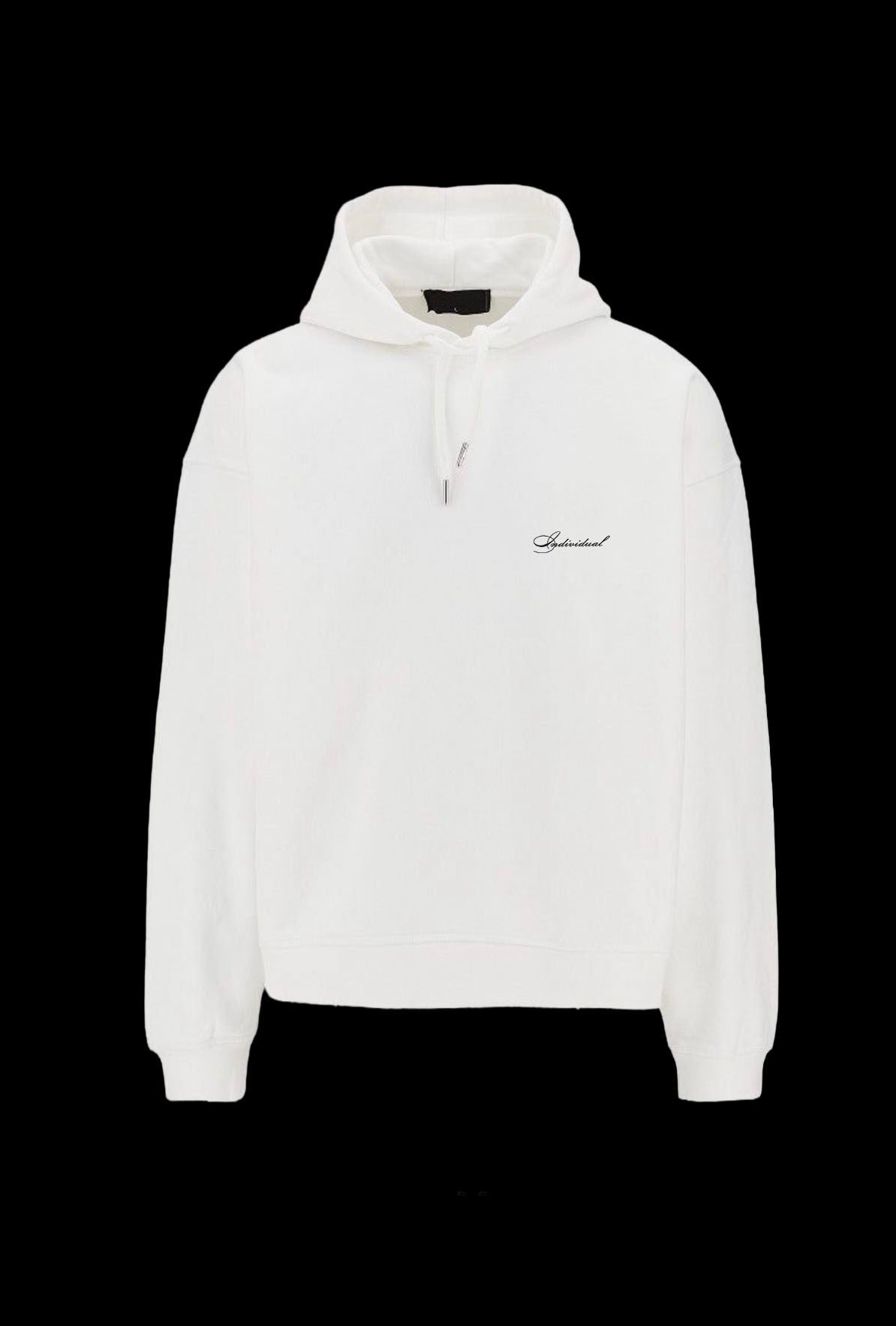 Embroidered Script Hoodie