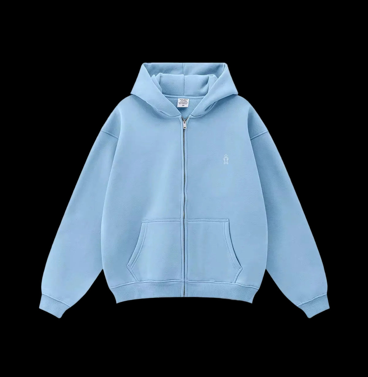 Embroidered Logo light Zip up