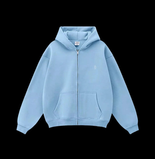 Embroidered Logo light Zip up