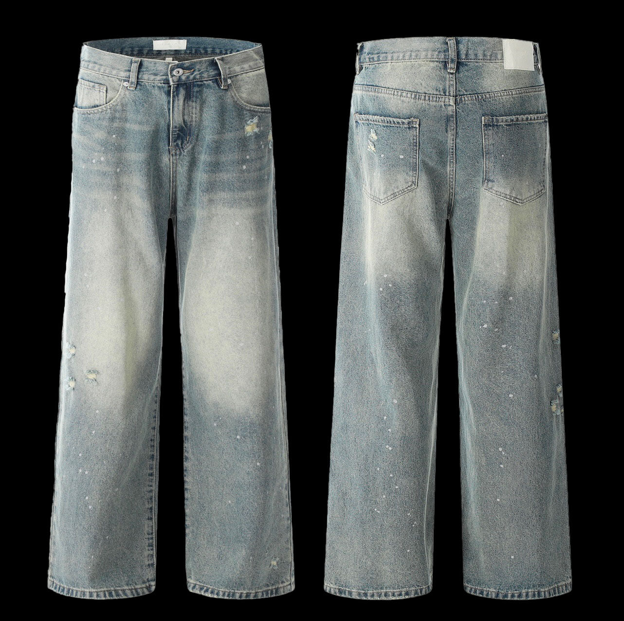IJM LIGHT SPLATTER DENIM