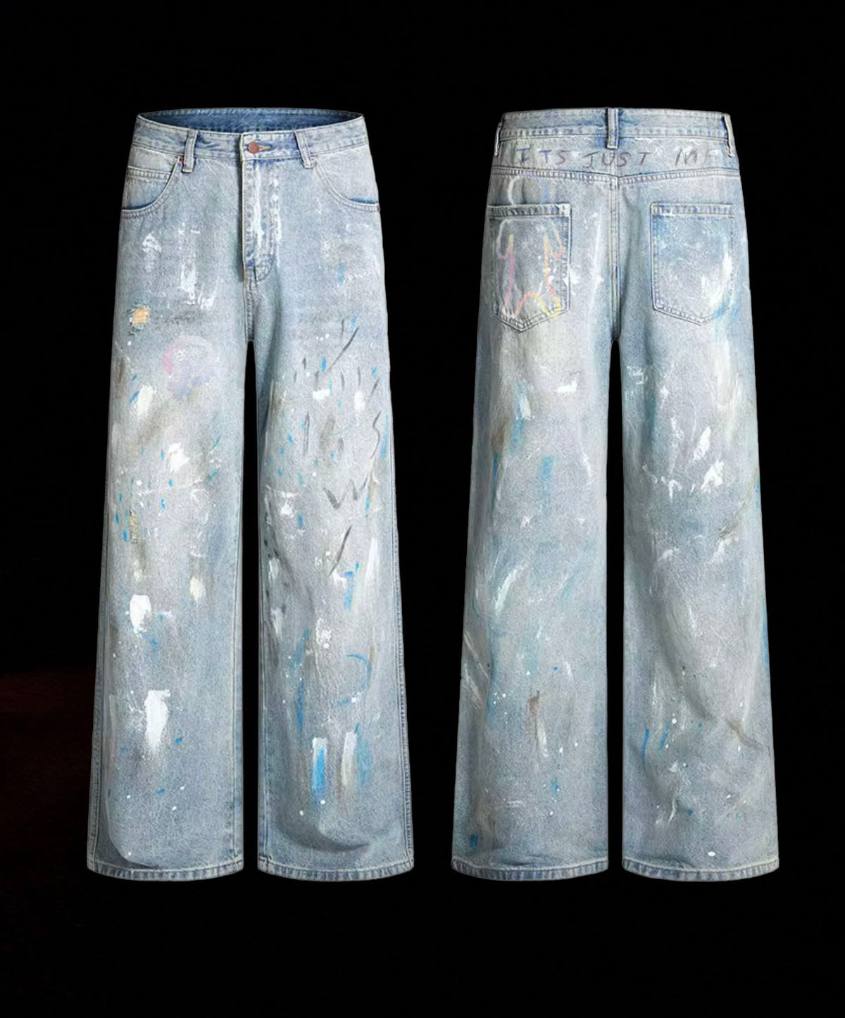 IJM Multi Splatter Jeans