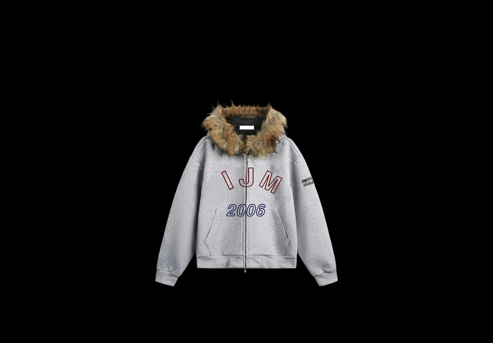IJM NWO Throwback Fur Zip-Up